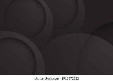 black backgrounds. abstract 3d circle background.