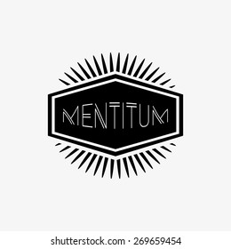 Black badge, editable vector illustration isolated eps 10, suitable for logo product name