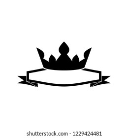 Black badge isolated on white background. Graphic elements for natural cosmetics, health, beauty.