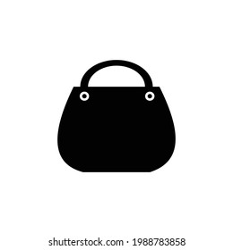 black bag icon vector symbol