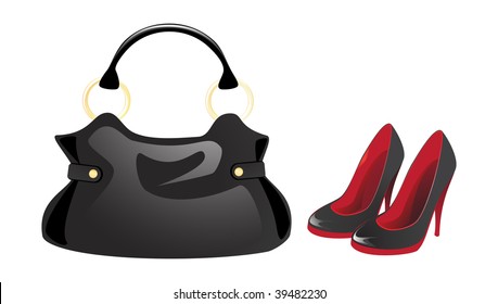Black bag and shoes
