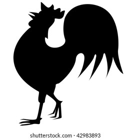 black ball outline cock