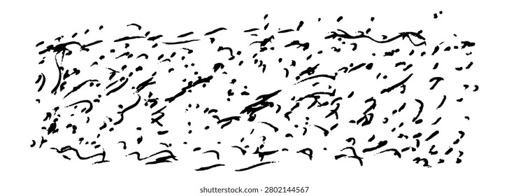 Black ballpen hatch background, hand drawn hatching textured pattern, curly doodle wallpaper. Pen doodle pattern, sketch line texture, handdrawn scrawl bg, vector illustration