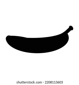 black banana icon vector design on a white background for nutrition fruit energy