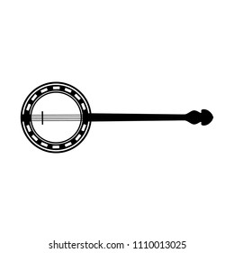 black banjo, logo icon
