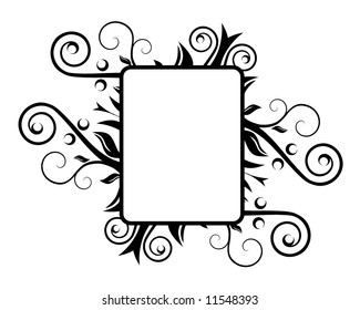 Black banner