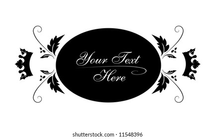 Black banner