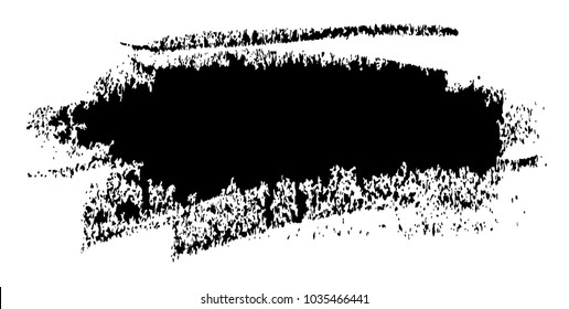 Black banner drawn with chalk, graphite pencil. Stylish highlight elements for design. Vector banners stroke