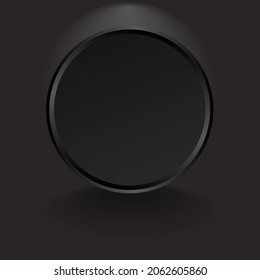 black banner on black background