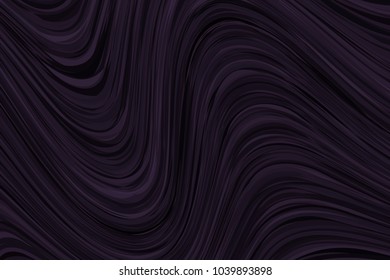 Black banner with waves. Abstract vector hipster modern background, flyer, pattern