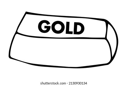 black bar doodle icon vector hand drawing