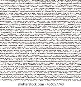 black bars similar to waves on a white background