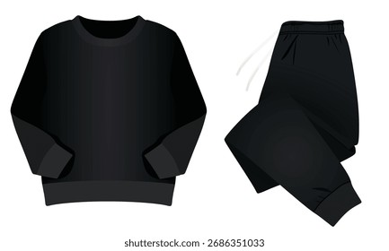 Black base layer and bottom. vector	
