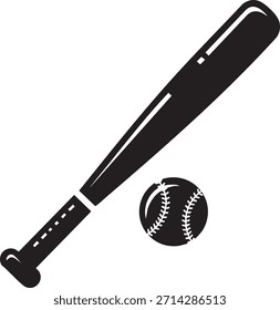 Preto taco de beisebol e bola com costura branca em um fundo branco