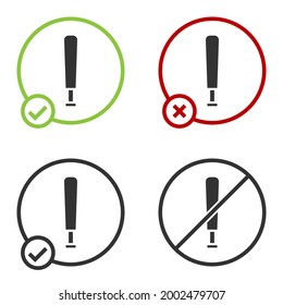Black Baseball bat icon isolated on white background. Sport equipment. Circle button. Vector Illustration