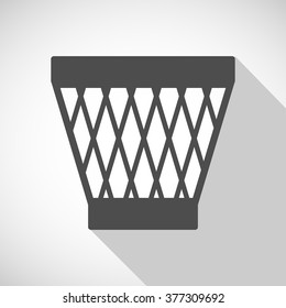 Black basketball net Vector EPS10, Great for any use.