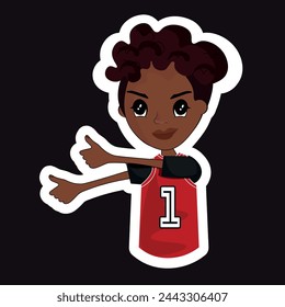 A black basketball player guy shows class