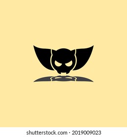 black bat logo is good for apparel logo