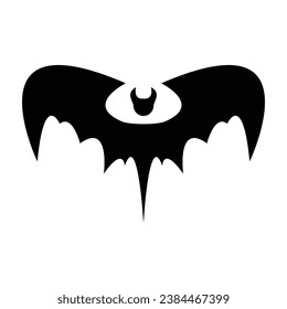 black bat vector illustration image