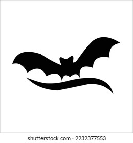 black bat vector logo design animal