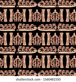 
Black Batik Motifs From Papua