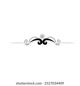 Black batik vector design for frame or batik cloth