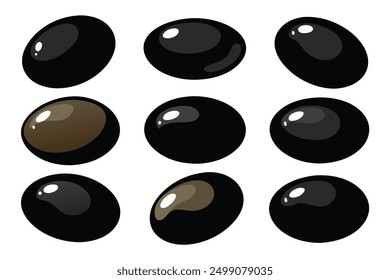 Black Beans Art Illustration Collection