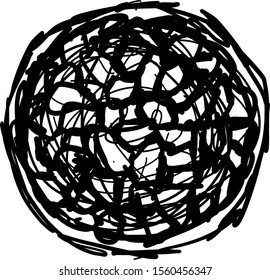 Judías negras, ilustración, vector sobre fondo blanco.