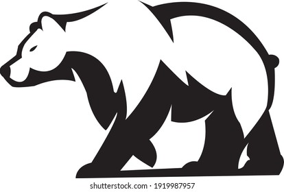 black bear animal vector design