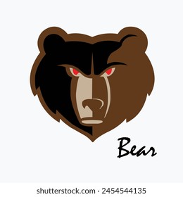 Black Bear seine Illustration und Embalm Logo Design