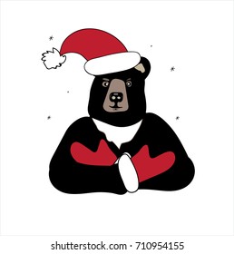Black Bear on Christmas 