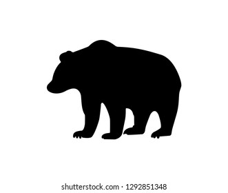 Bear Silhouette Images, Stock Photos & Vectors | Shutterstock