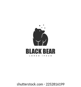 black bear vector logo design inspiration