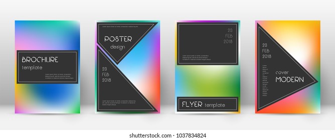 Black beauteous template for Brochure, Annual Report, Magazine, Poster, Corporate Presentation, Portfolio, Flyer. Actual bright cover page.