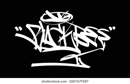 BLACK BEE graffiti tag style design