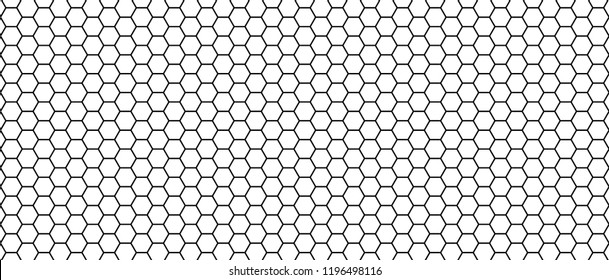 Black beehive background. Honeycomb, bees hive cells pattern. Bee honey shapes. Vector geometric seamless texture symbol. Hexagon, hexagonal raster, mosaic cell sign or icon. Gradation color.