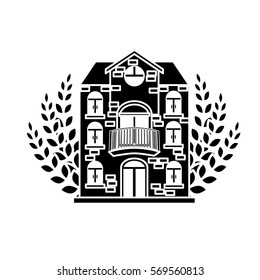 black beer canteen with wheat image design, vector illustration