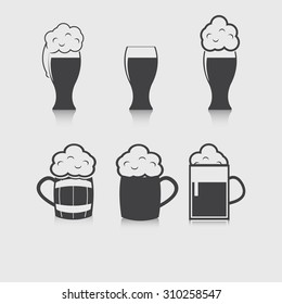 black beer icon.