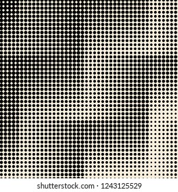 Black and beige halftone background vector