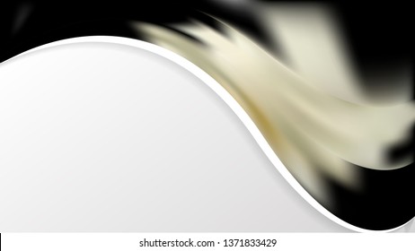 Black and Beige Wave Business Background