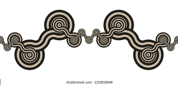 black and beige wheels chain seamless pattern - Powered by Shutterstock - Get 15% off with code: PIKWIZARD15