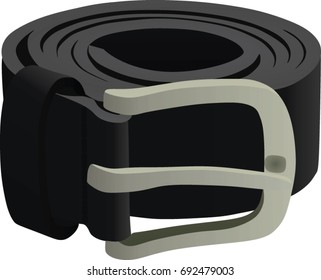 Black belt. vector illustration