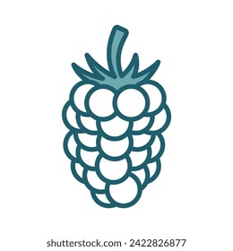 black berry icon vector design template simple and clean