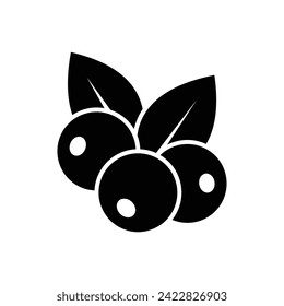 black berry icon vector design template simple and clean