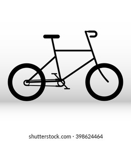 Black bicycle