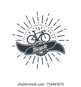 Black Bicycle Icon