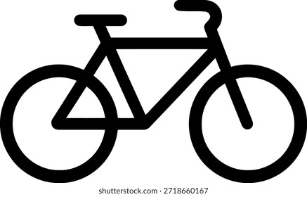 Bicicleta negra sobre fondo blanco simple transporte en bicicleta