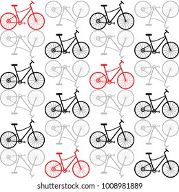 black bicycle pattern