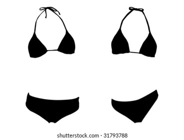 Black Bikini silhouette