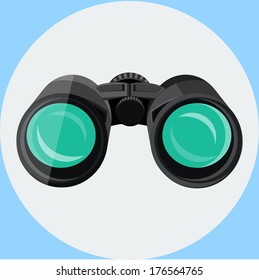 Black binocular icon